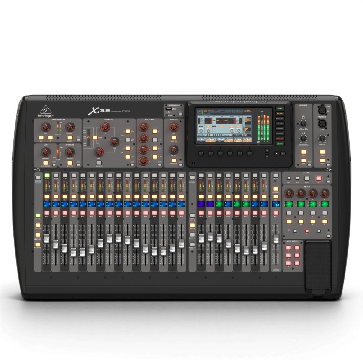 Behringer X32 Digital Mixer with Midas preamp and motorized faders